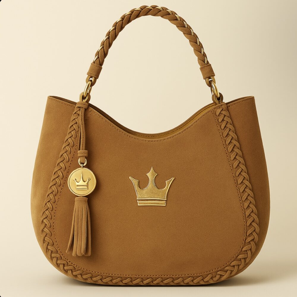 La Reina Hobo - Suede Cognac
